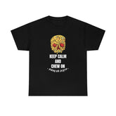 Keep Calm and Chew On Pizza or Death - T-Shirt - Witty Twisters Fashions