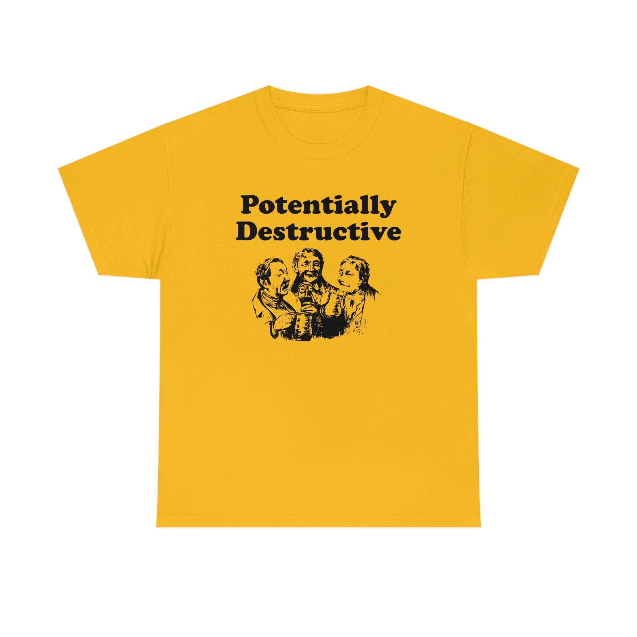Potentially Destructive - T-Shirt - Witty Twisters Fashions