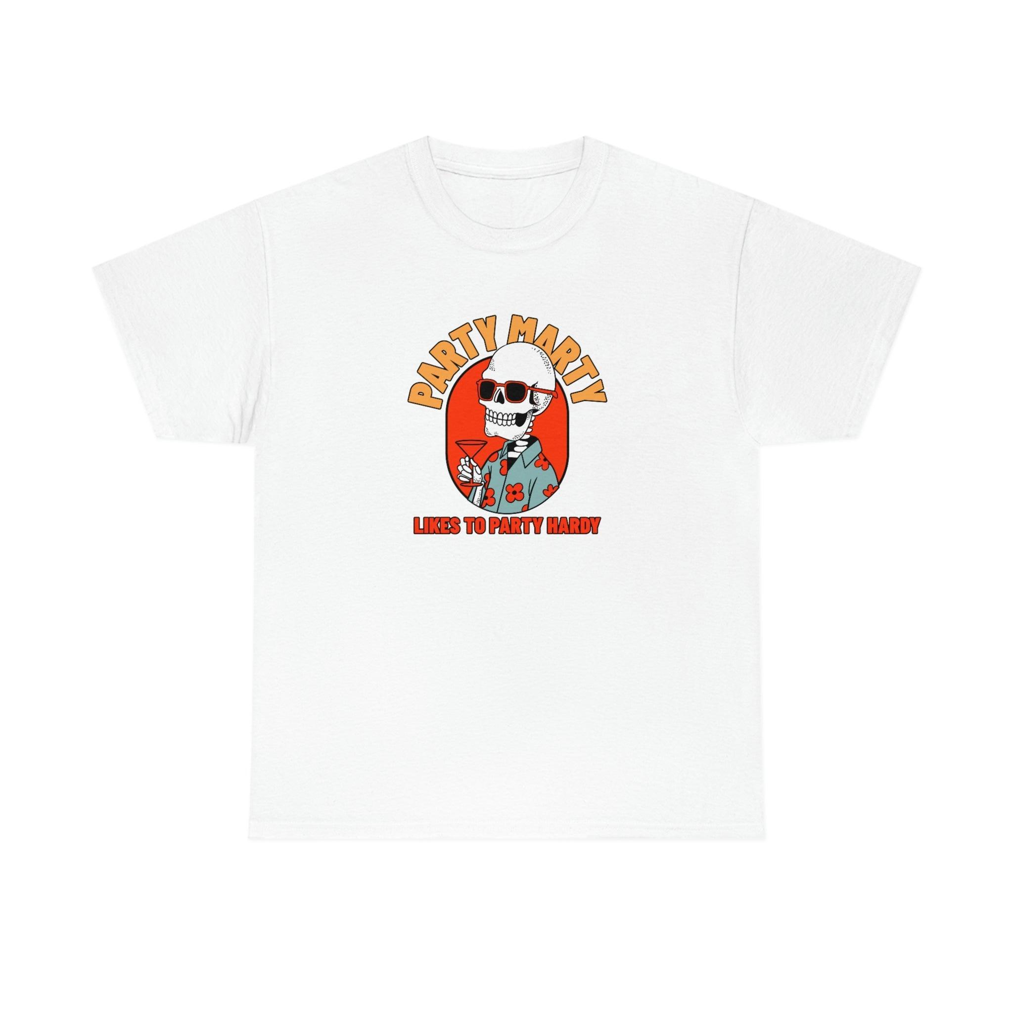 Party Marty Likes To Party Hardy - T-Shirt - Witty Twisters Fashions