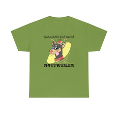 Rudolph The Red-Nosed Rottweiler - T-Shirt - Witty Twisters Fashions