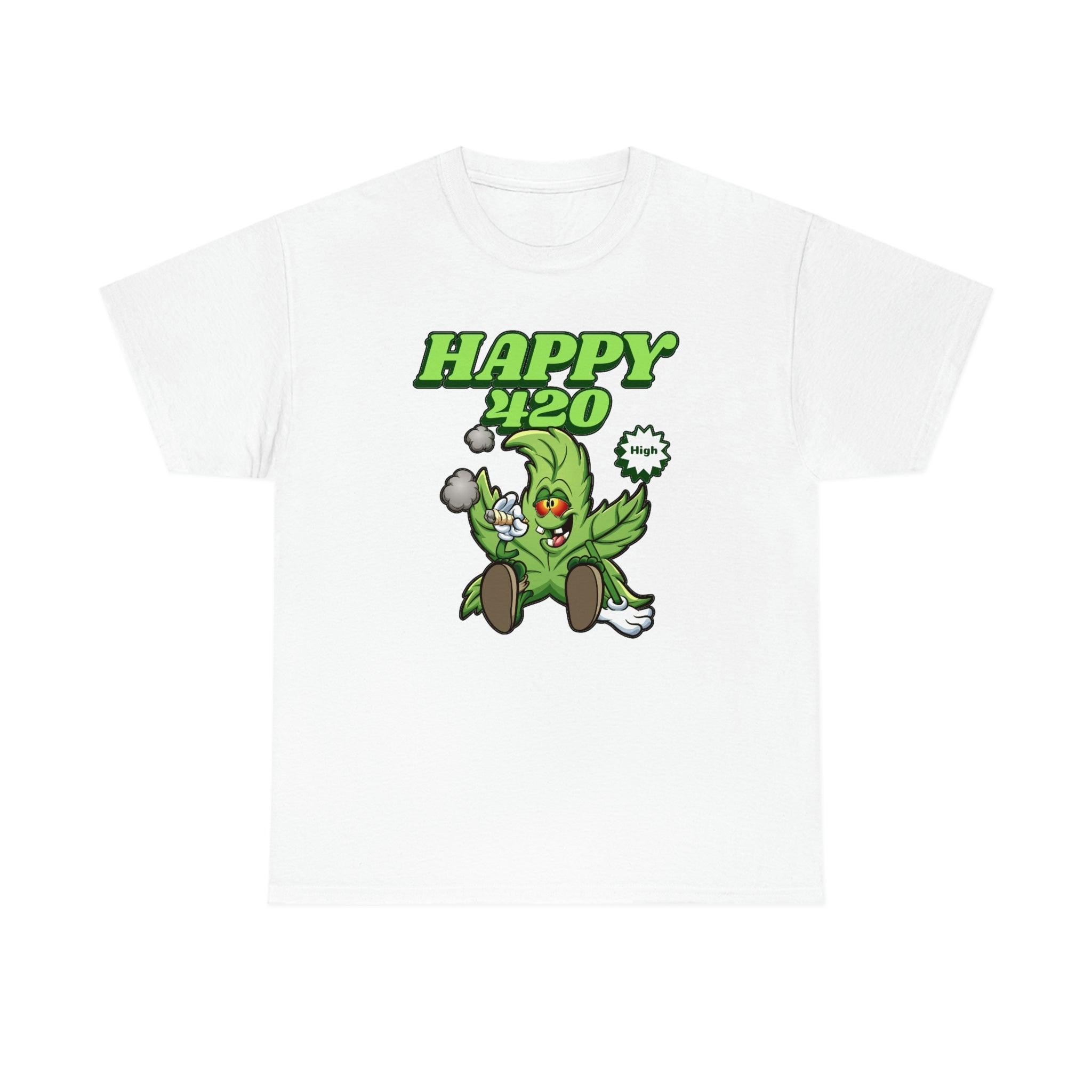 Happy 420 - T-Shirt - Witty Twisters Fashions