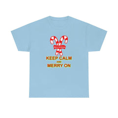 Keep Calm and Merry On - T-Shirt - Witty Twisters Fashions