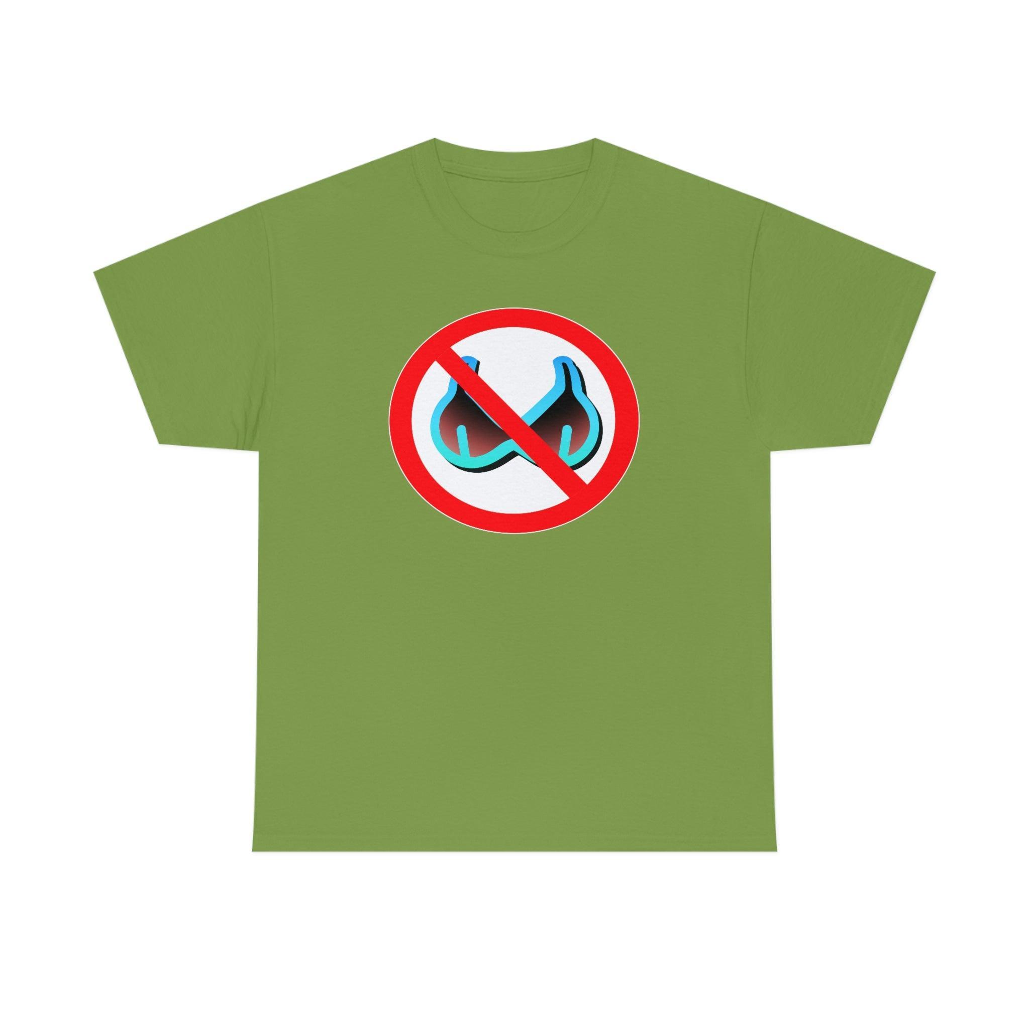 No Bra Sign - T-Shirt - Witty Twisters Fashions