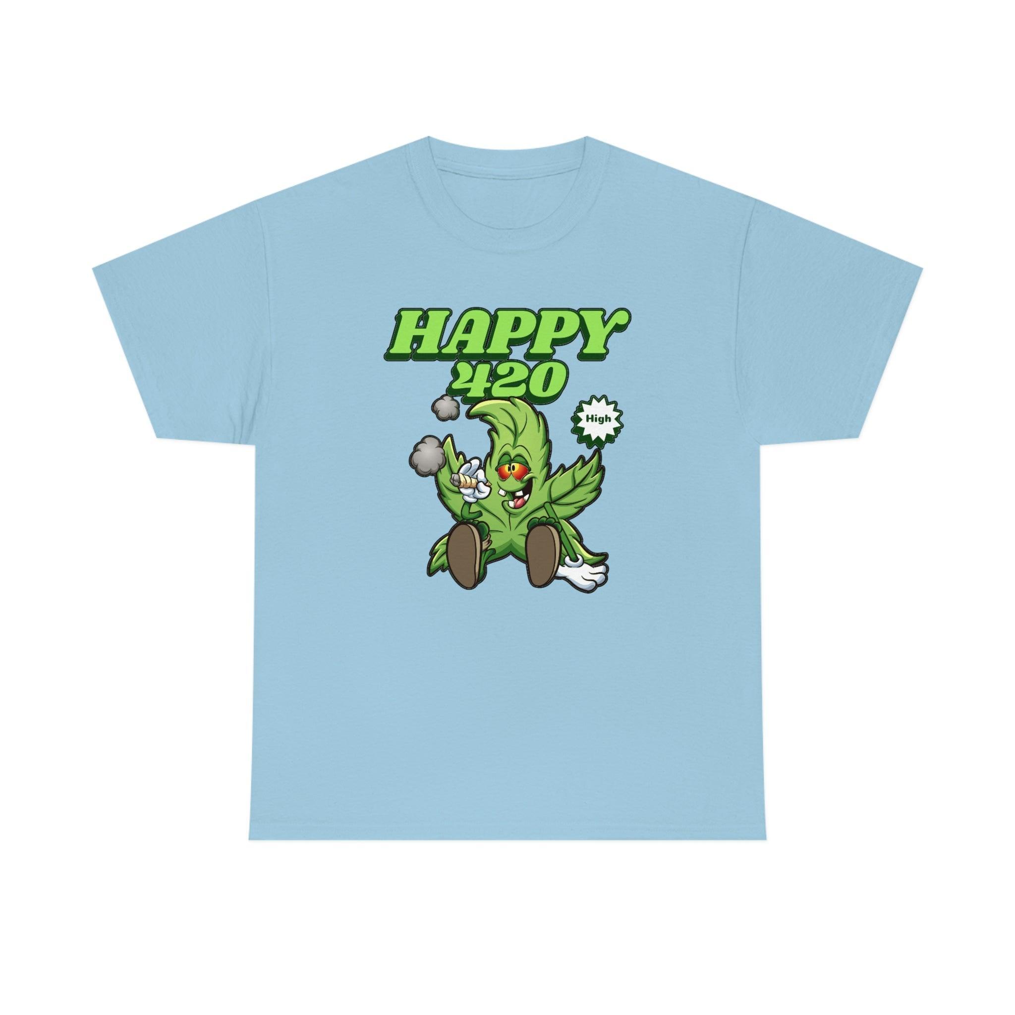 Happy 420 - T-Shirt - Witty Twisters Fashions