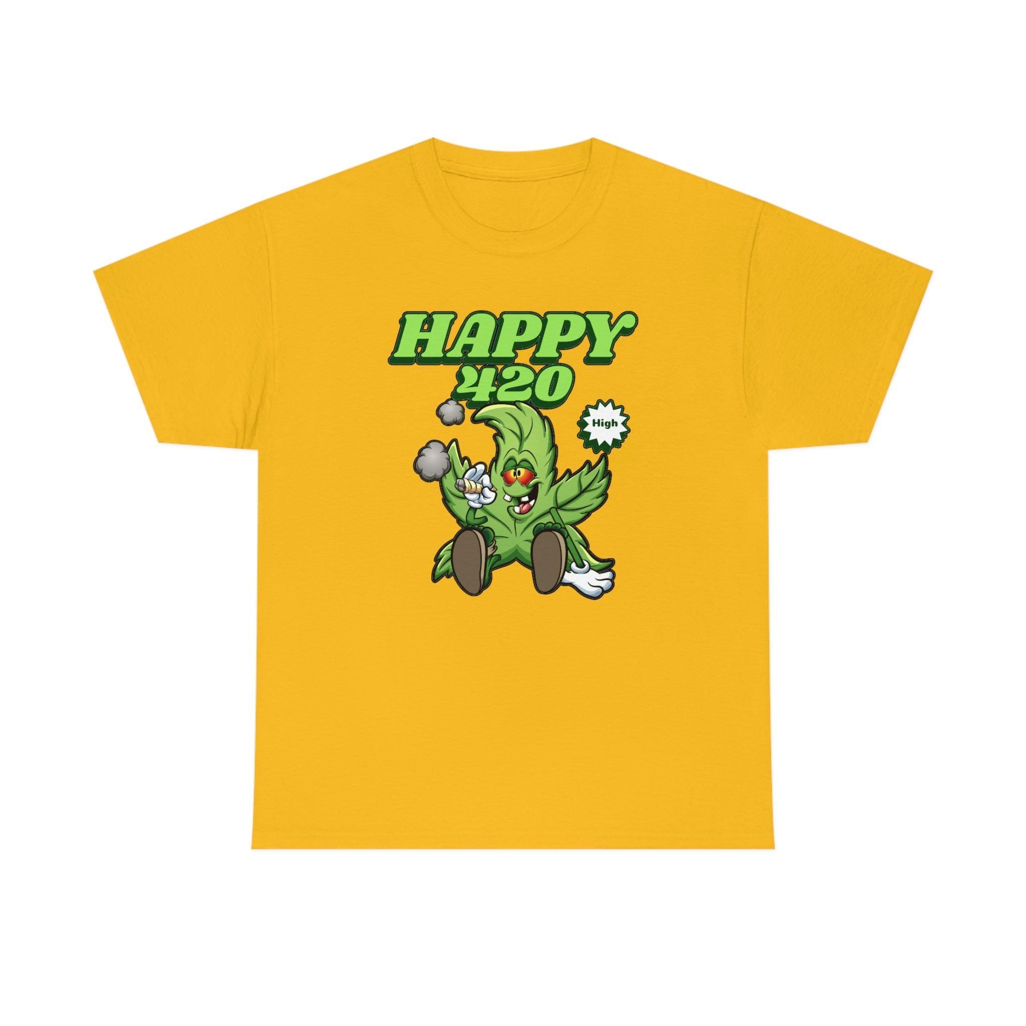 Happy 420 - T-Shirt - Witty Twisters Fashions