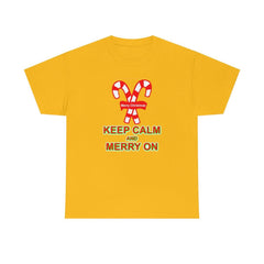Keep Calm and Merry On - T-Shirt - Witty Twisters Fashions
