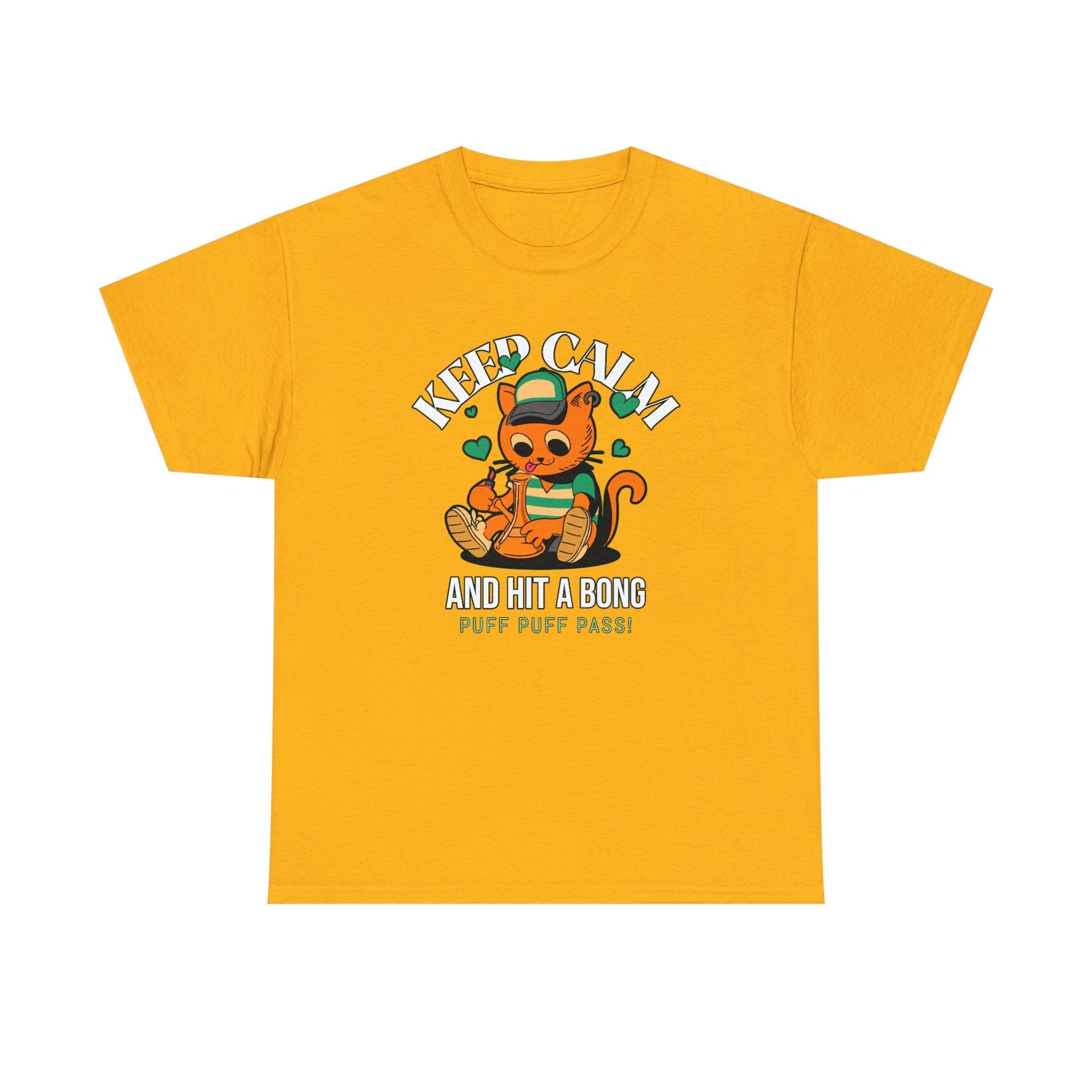 Keep Calm And Hit A Bong Puff Puff Pass! - T-Shirt - Witty Twisters Fashions