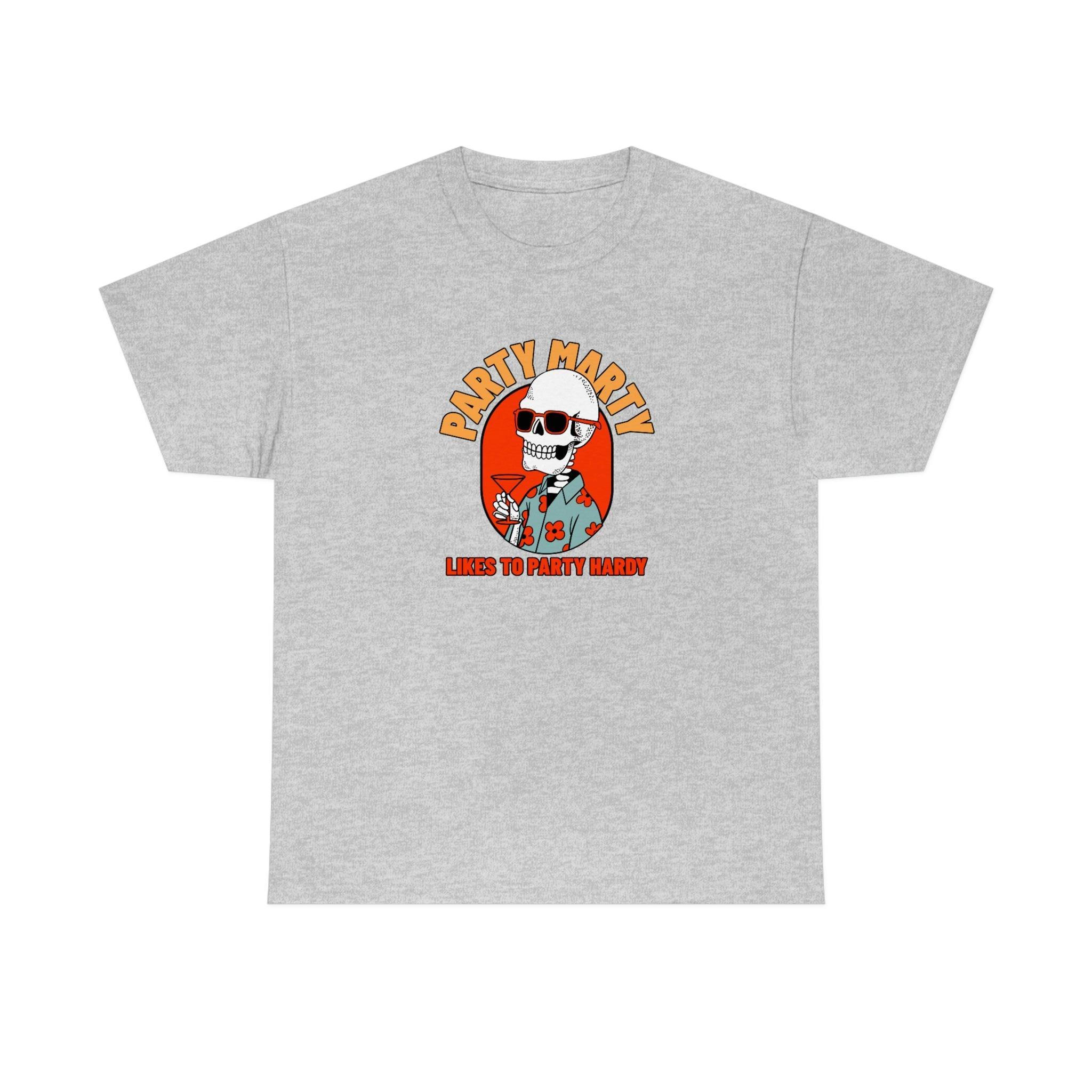 Party Marty Likes To Party Hardy - T-Shirt - Witty Twisters Fashions