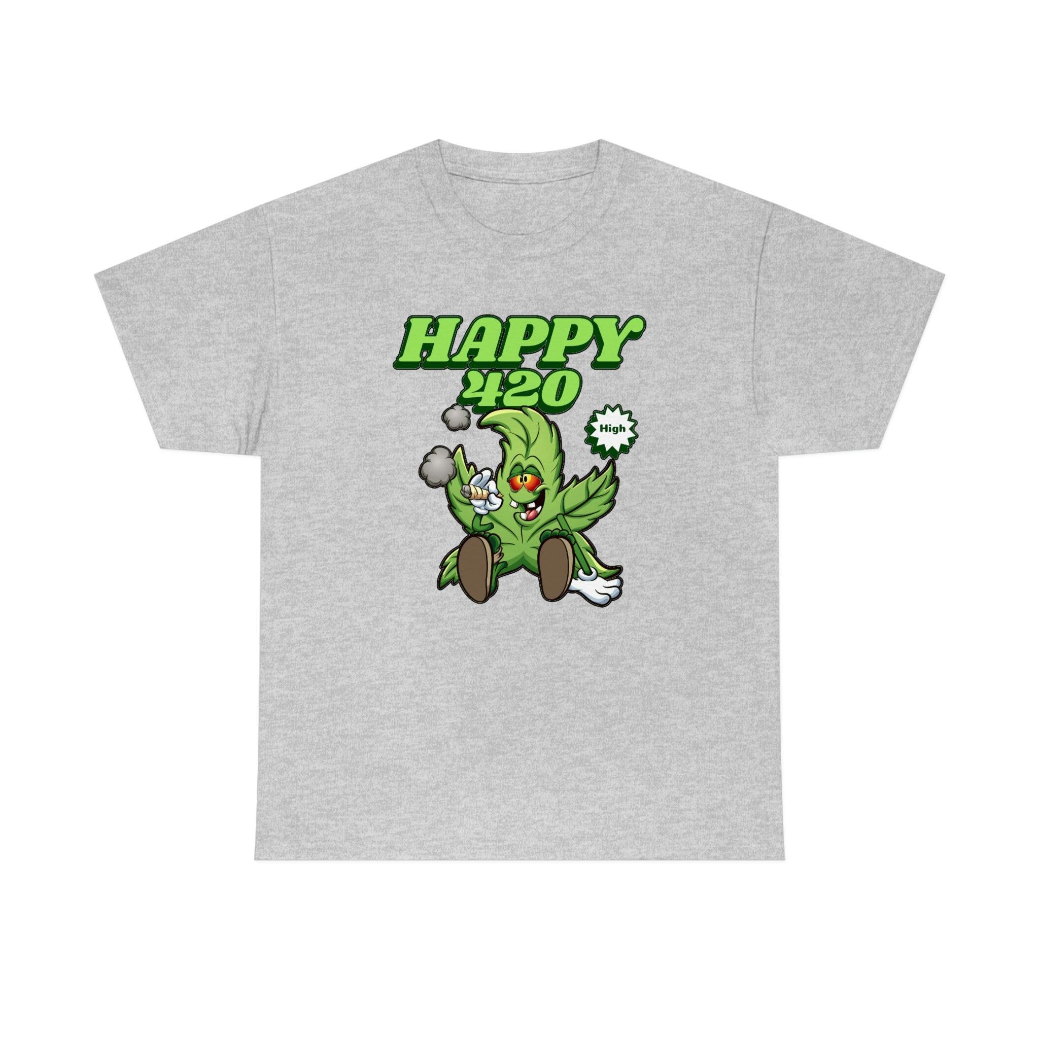 Happy 420 - T-Shirt - Witty Twisters Fashions