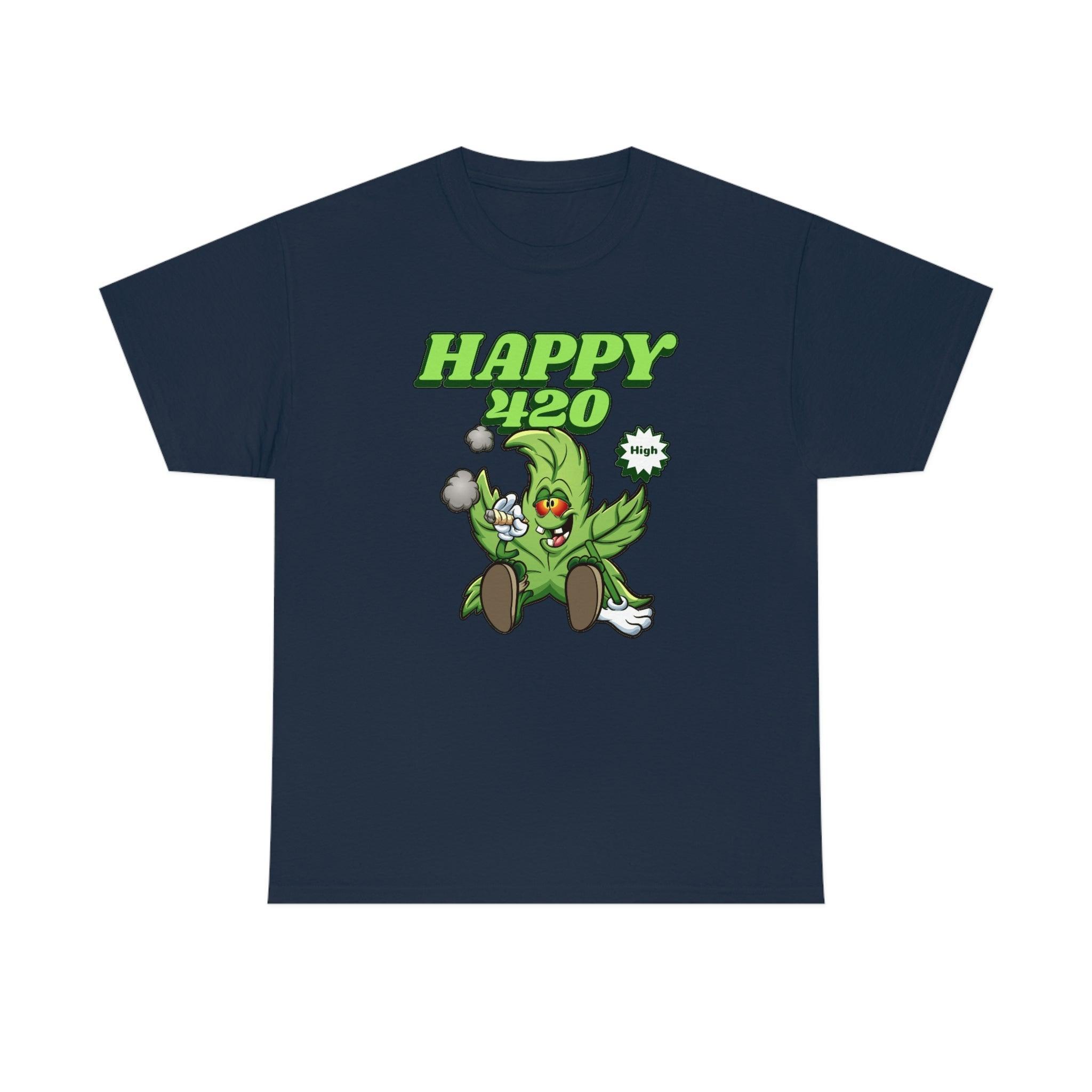 Happy 420 - T-Shirt - Witty Twisters Fashions