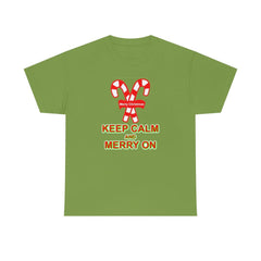 Keep Calm and Merry On - T-Shirt - Witty Twisters Fashions