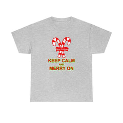 Keep Calm and Merry On - T-Shirt - Witty Twisters Fashions