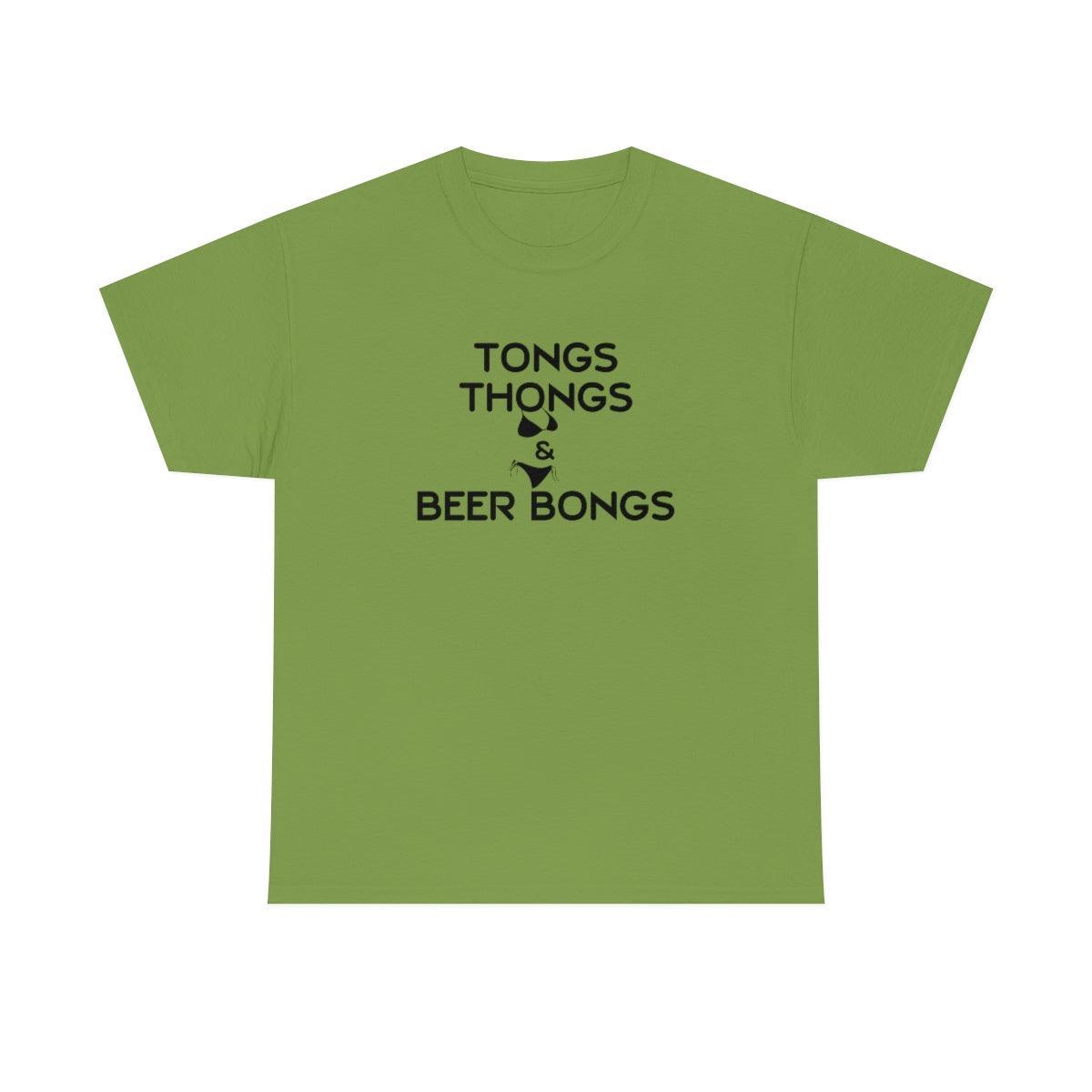 Tongs Thongs & Beer Bongs - T-Shirt - Witty Twisters Fashions
