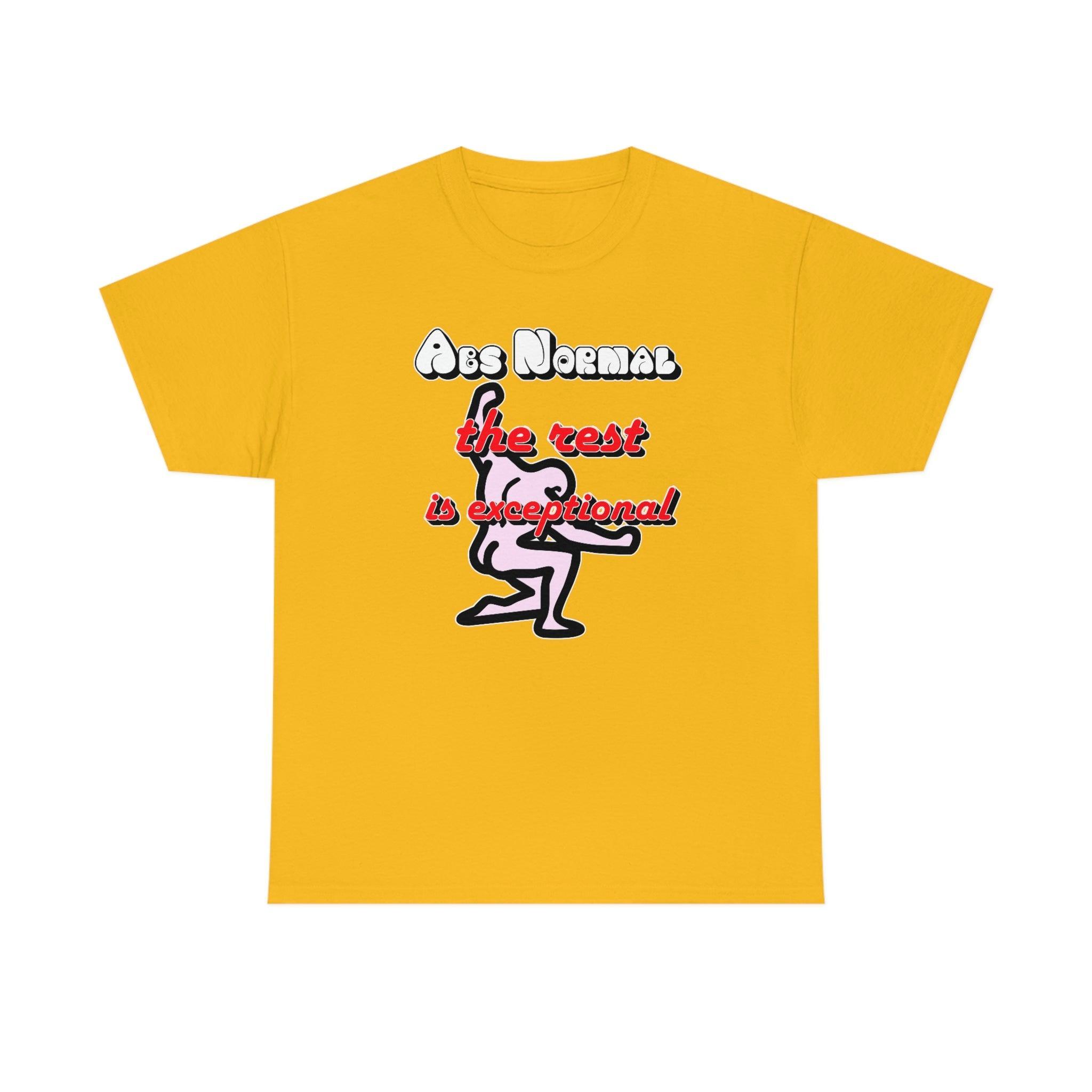 Abs Normal The Rest Is Exceptional - T-Shirt - Witty Twisters Fashions