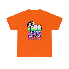 Kiss It Lick It Dick It - T-Shirt - Witty Twisters Fashions
