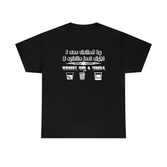 I was visited by 3 spirits last night Whiskey Rum and Tequila - T-Shirt - Witty Twisters Fashions