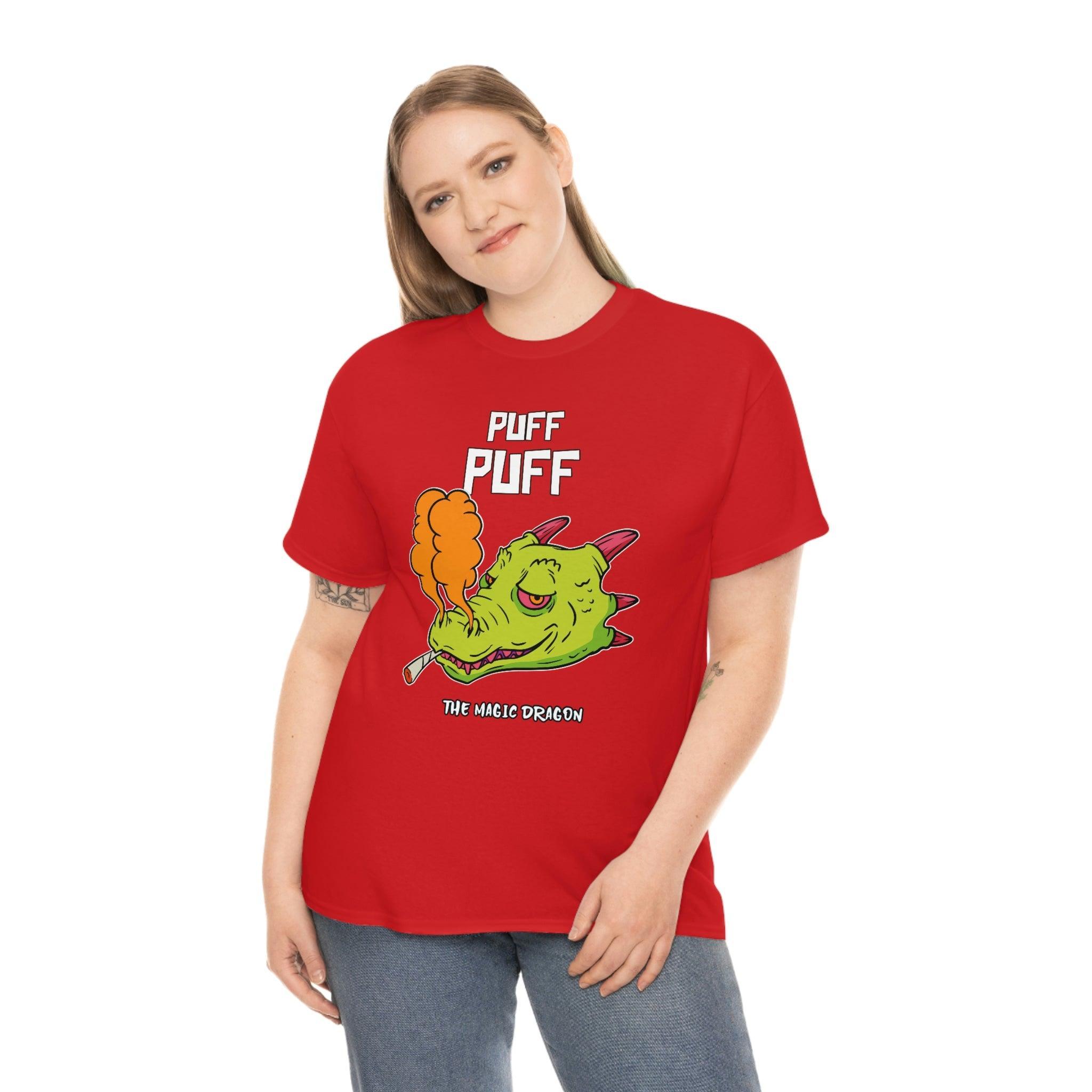 Puff Puff The Magic Dragon - T-Shirt - Witty Twisters Fashions