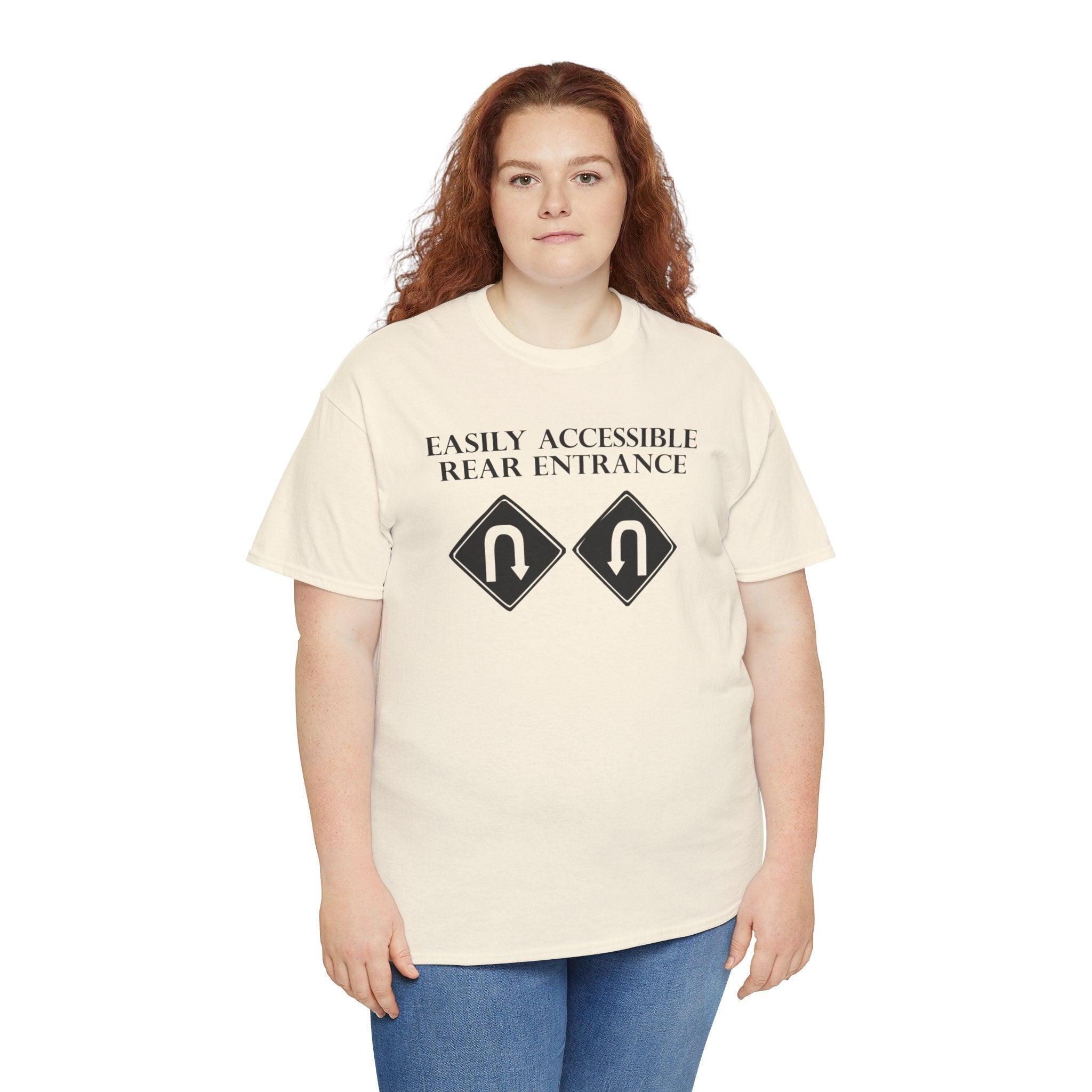 Easily accessible rear entrance - T-Shirt - Witty Twisters Fashions