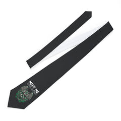 Meet Me After Midnight - Black Necktie - Witty Twisters Fashions