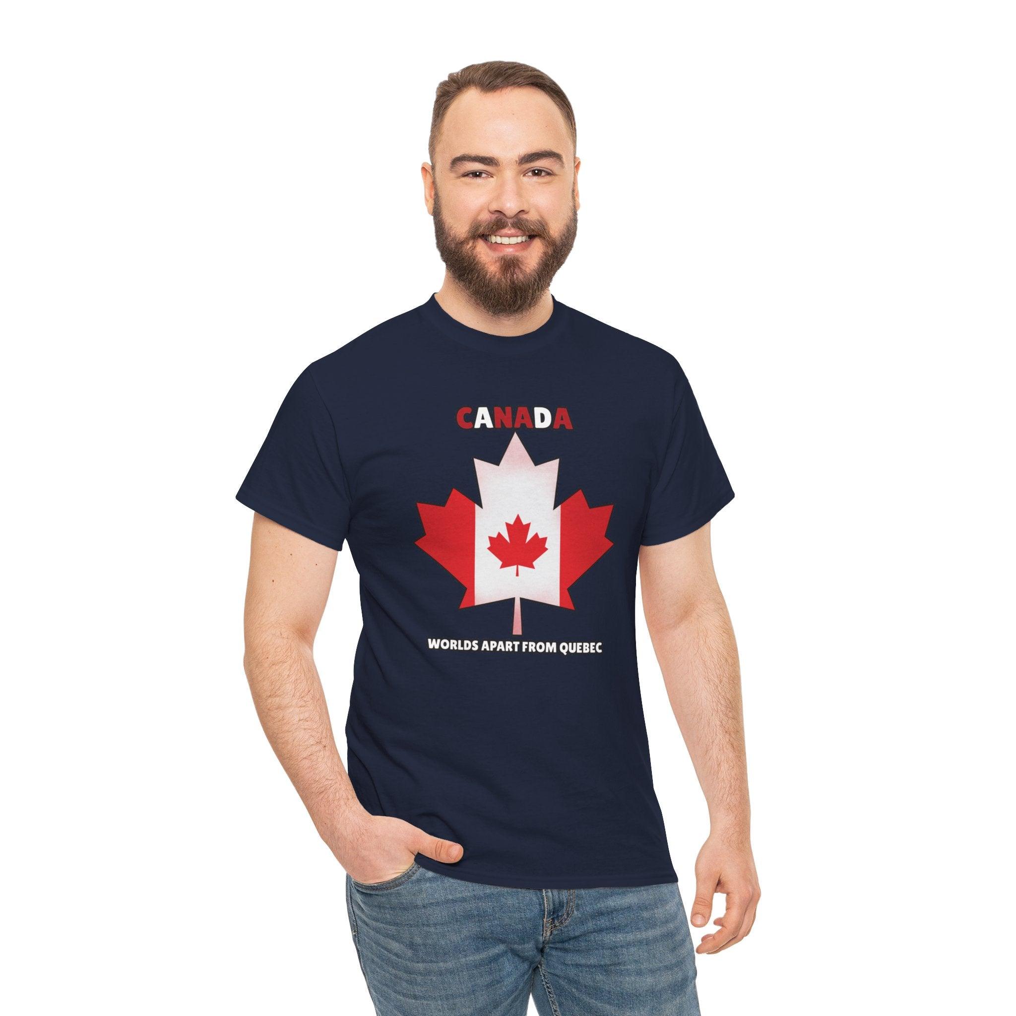 Canada Worlds apart from Quebec - T-shirt - Witty Twisters Fashions