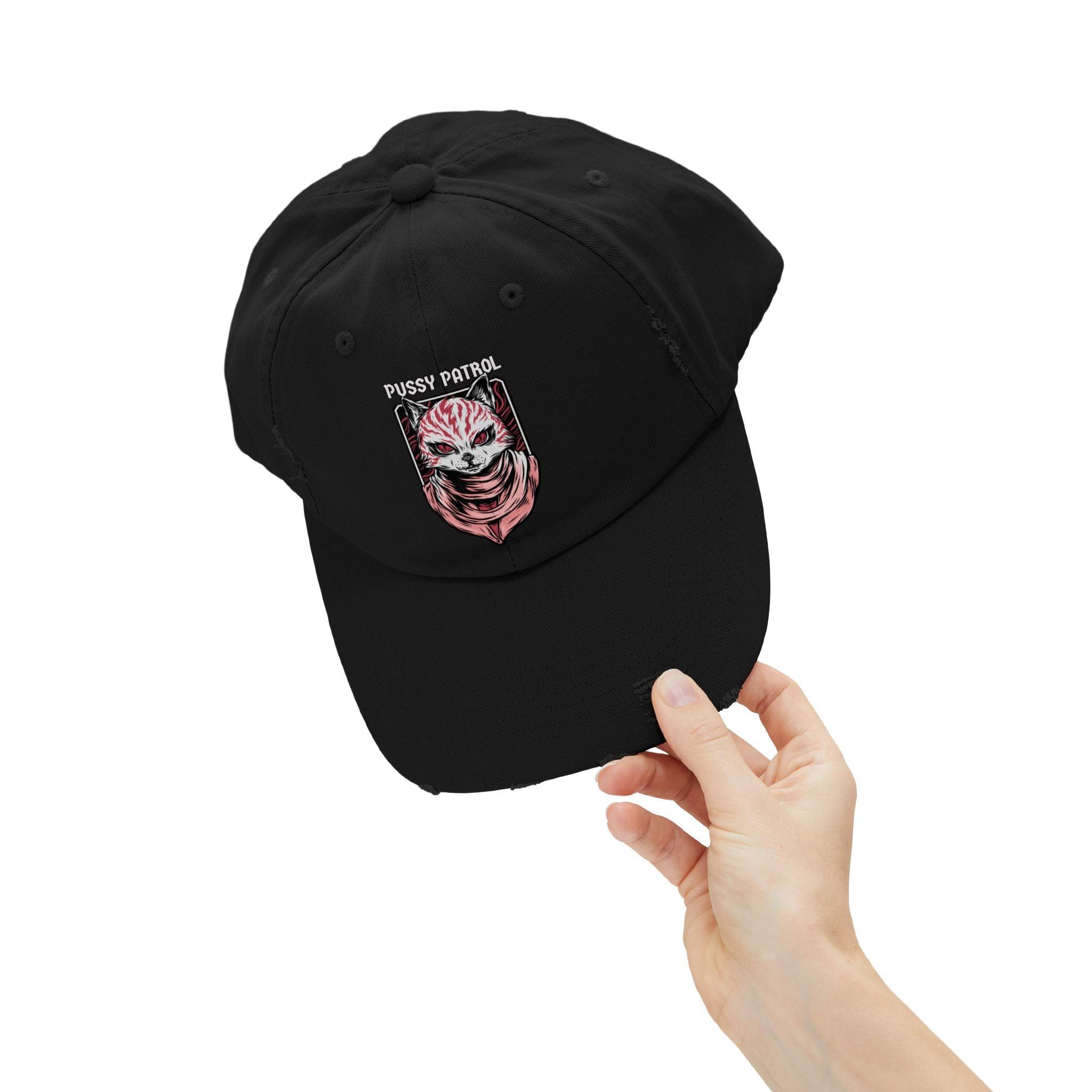 Pussy Patrol - Cotton Twill Distressed Baseball Cap