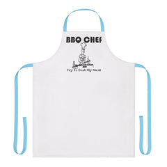 BBQ Chef Try To Beat My Meat - Cooking Apron - Witty Twisters Fashions