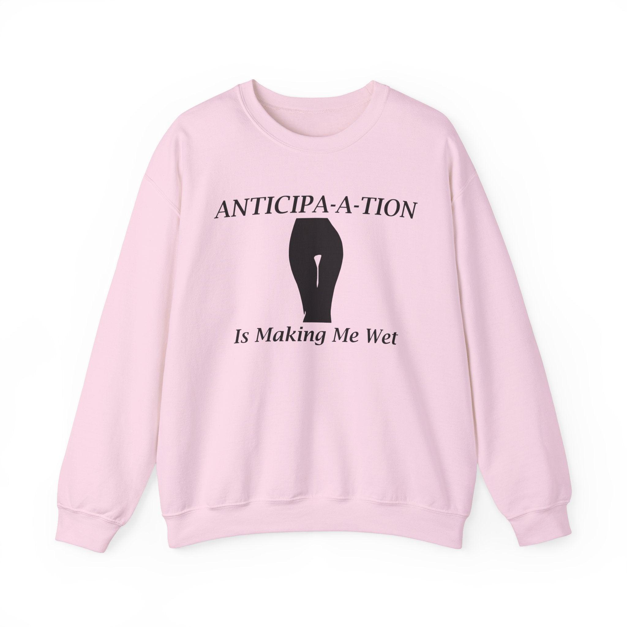 Anticipa-a-tion Is Making Me Wet - Sweatshirt - Witty Twisters Fashions