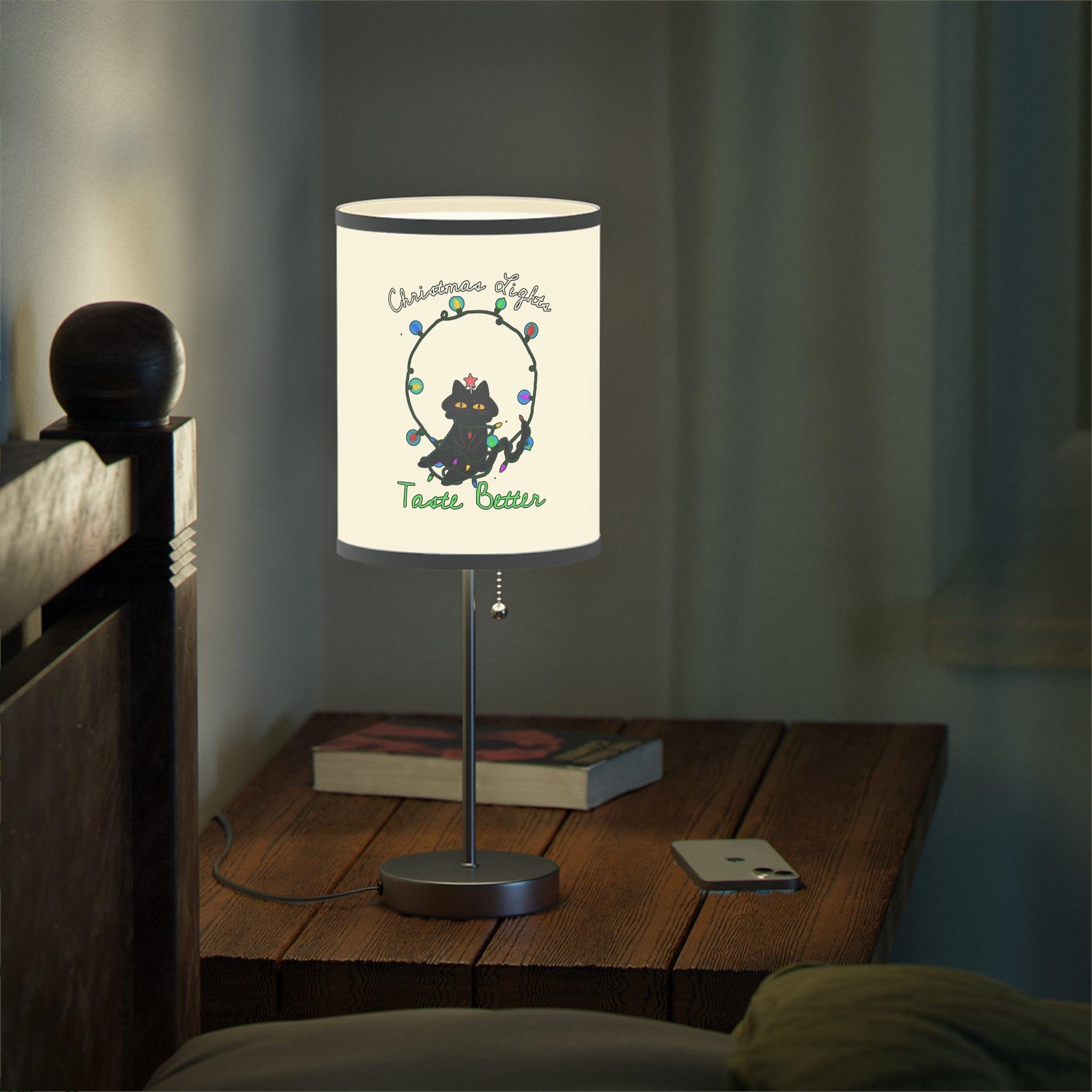 Christmas Lights Taste Better - Lamp on a Stand