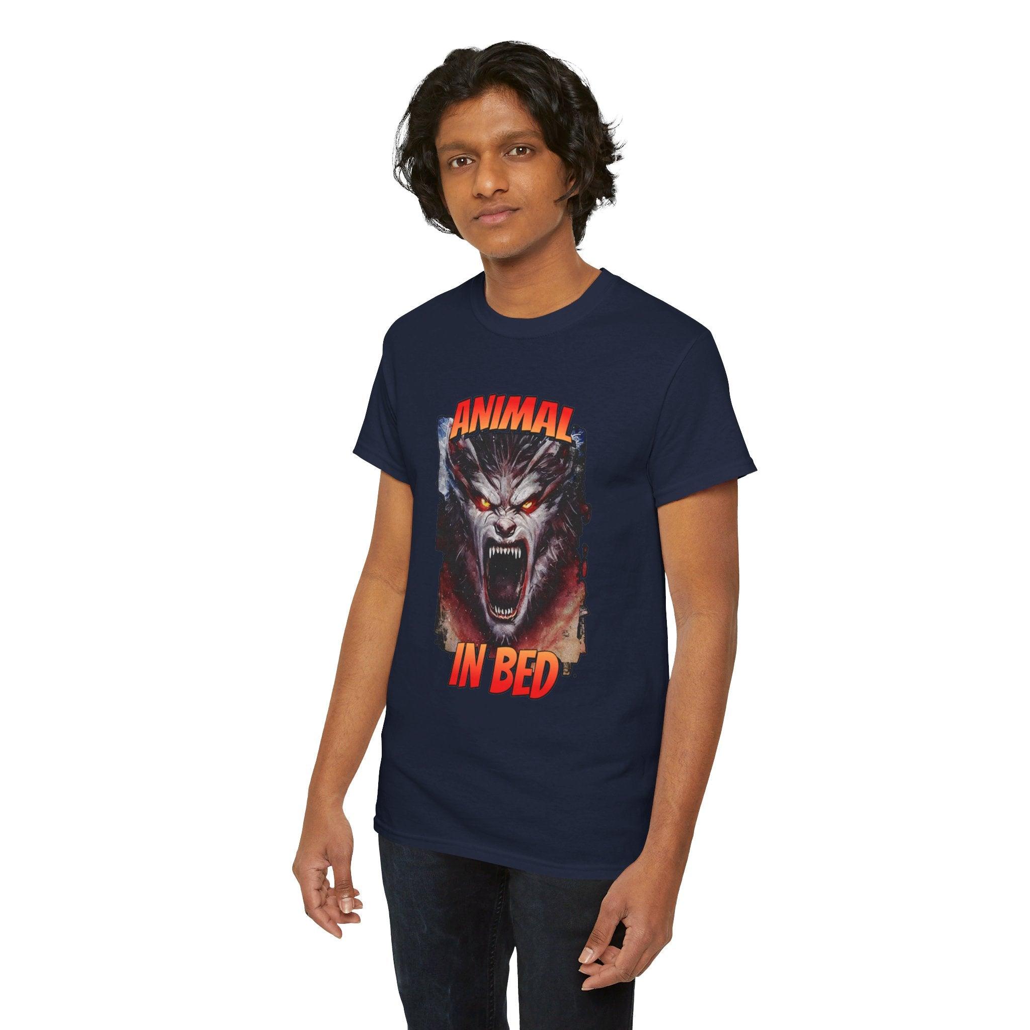 Animal In Bed - T-Shirt - Witty Twisters Fashions