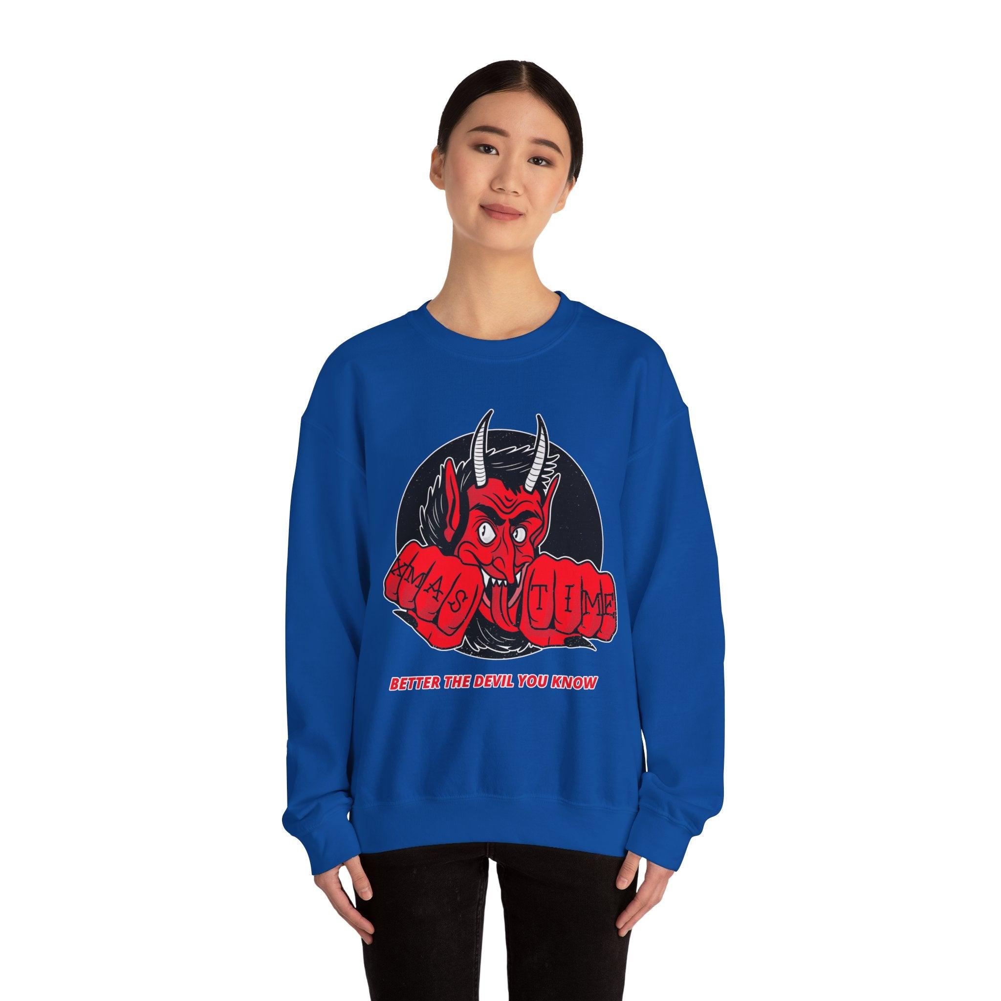 Better the devil you know Xmas time - Sweatshirt