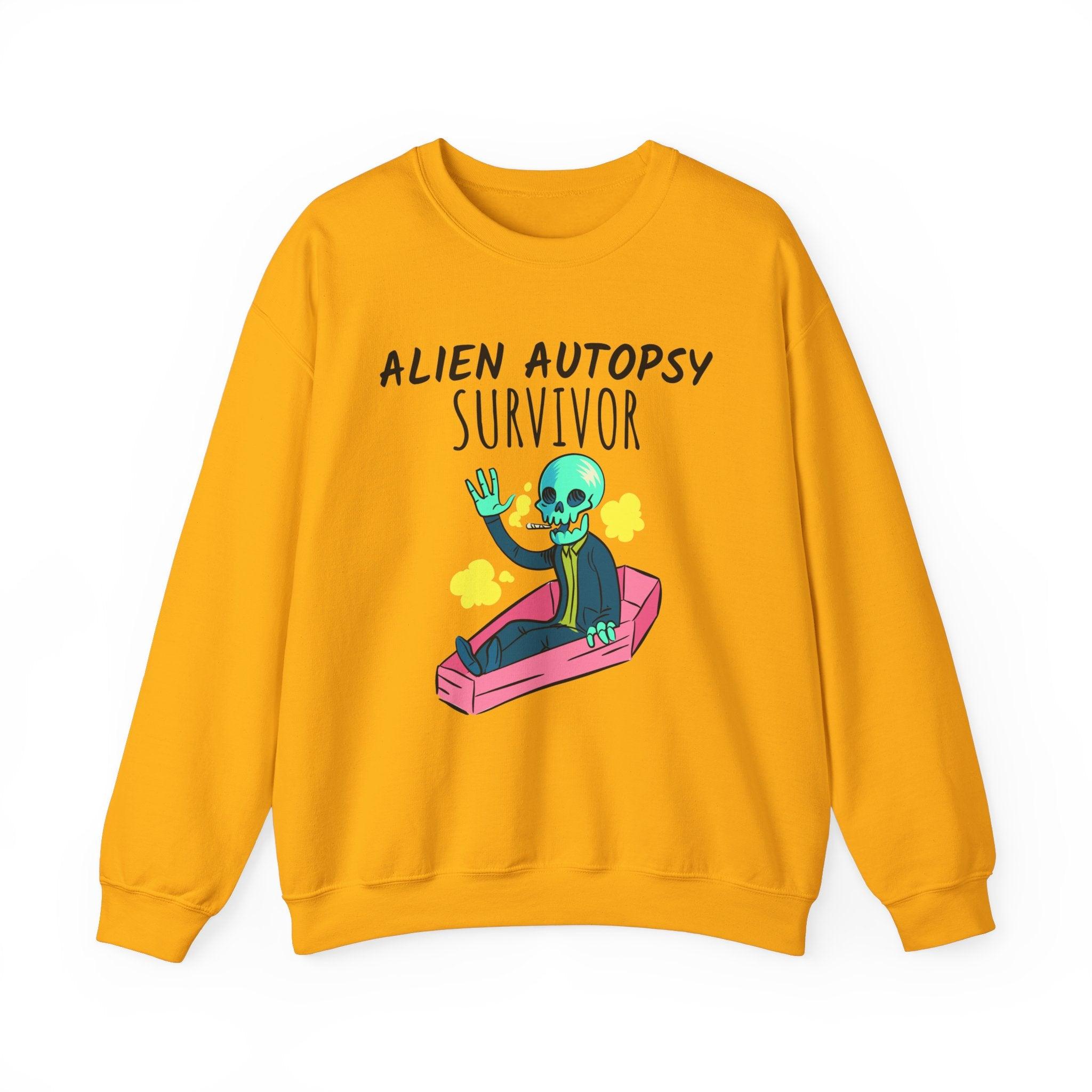 Alien Autopsy Survivor - Sweatshirt - Witty Twisters T-Shirts