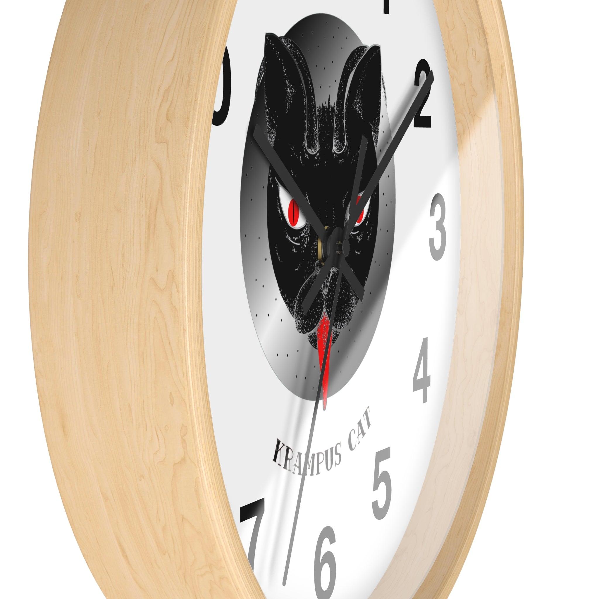 Krampus Cat - Wall Clock