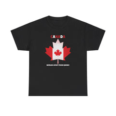 Canada Worlds apart from Quebec - T-shirt - Witty Twisters Fashions