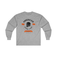 American Hand Jobs High Quality Satisfaction - Long-Sleeve Tee - Witty Twisters Fashions