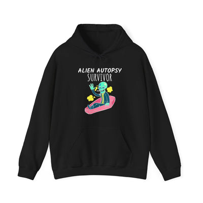 Alien Autopsy Survivor - Hoodie - Witty Twisters T-Shirts