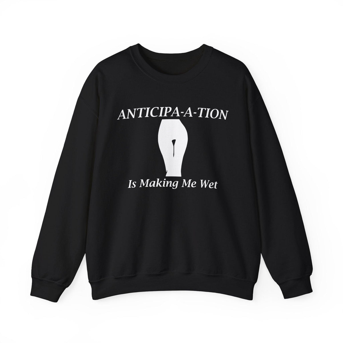 Anticipa-a-tion Is Making Me Wet - Sweatshirt - Witty Twisters Fashions