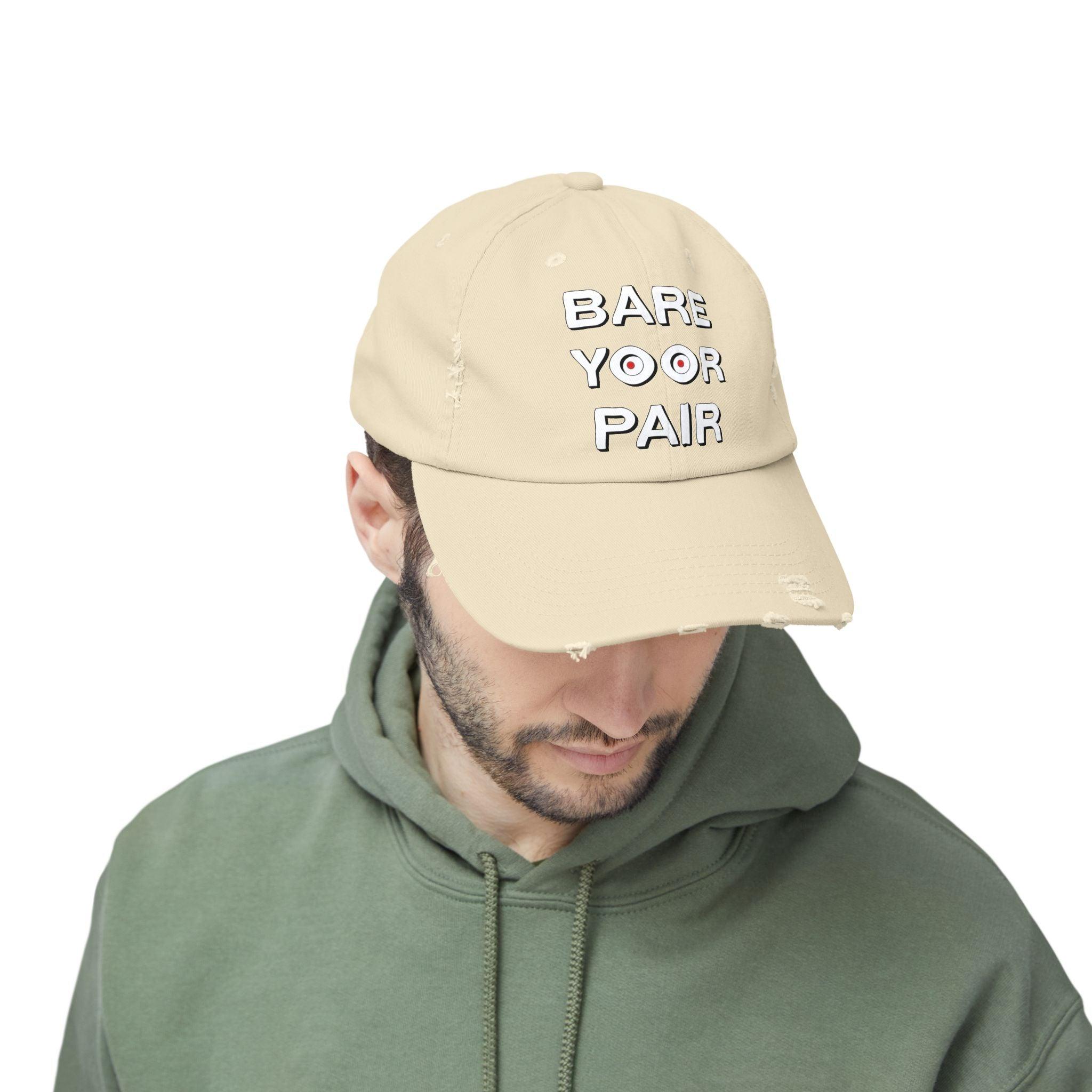 Bare Yoor Pair - Cotton Twill Distressed Baseball Cap