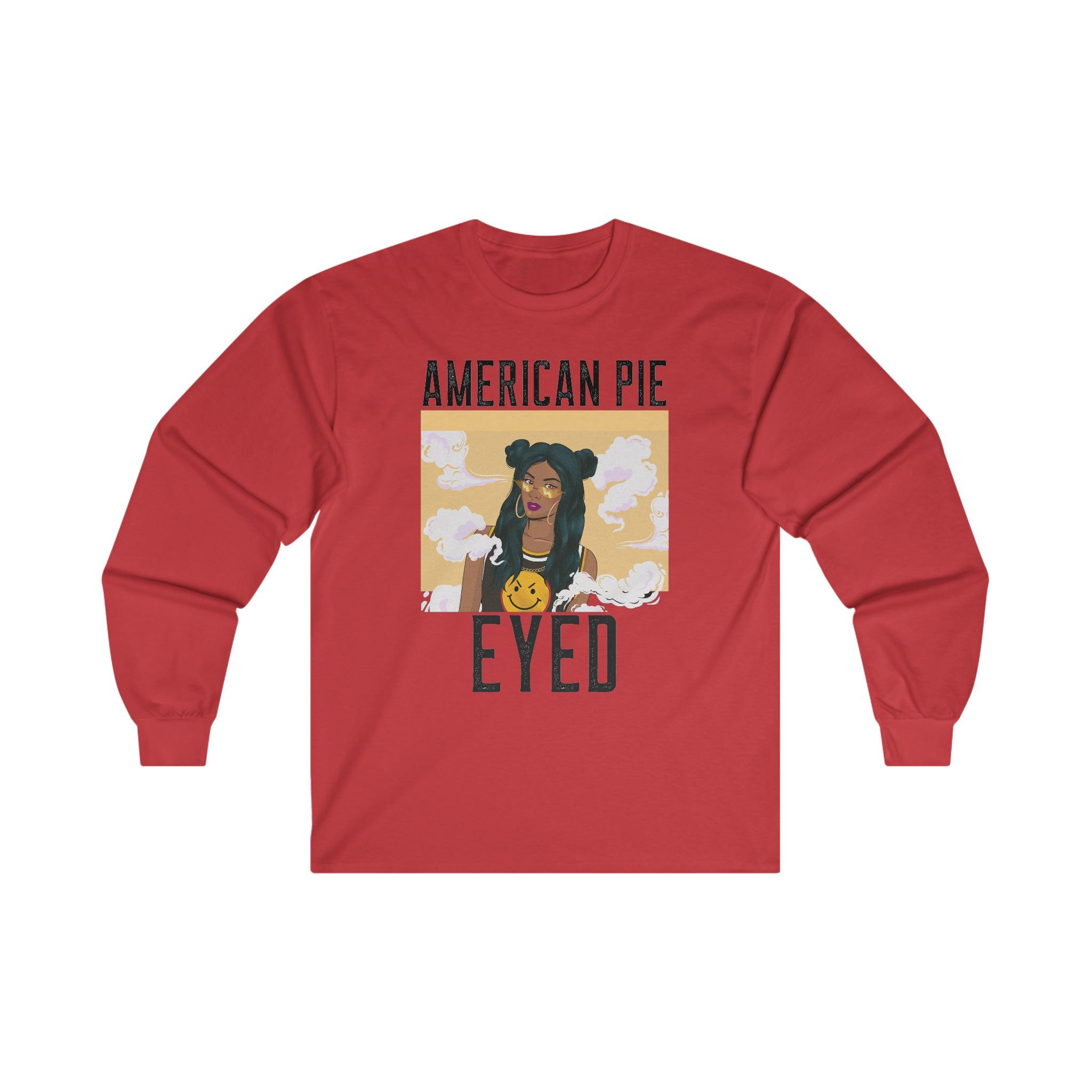 American Pie Eyed - Long-Sleeve Tee - Witty Twisters Fashions