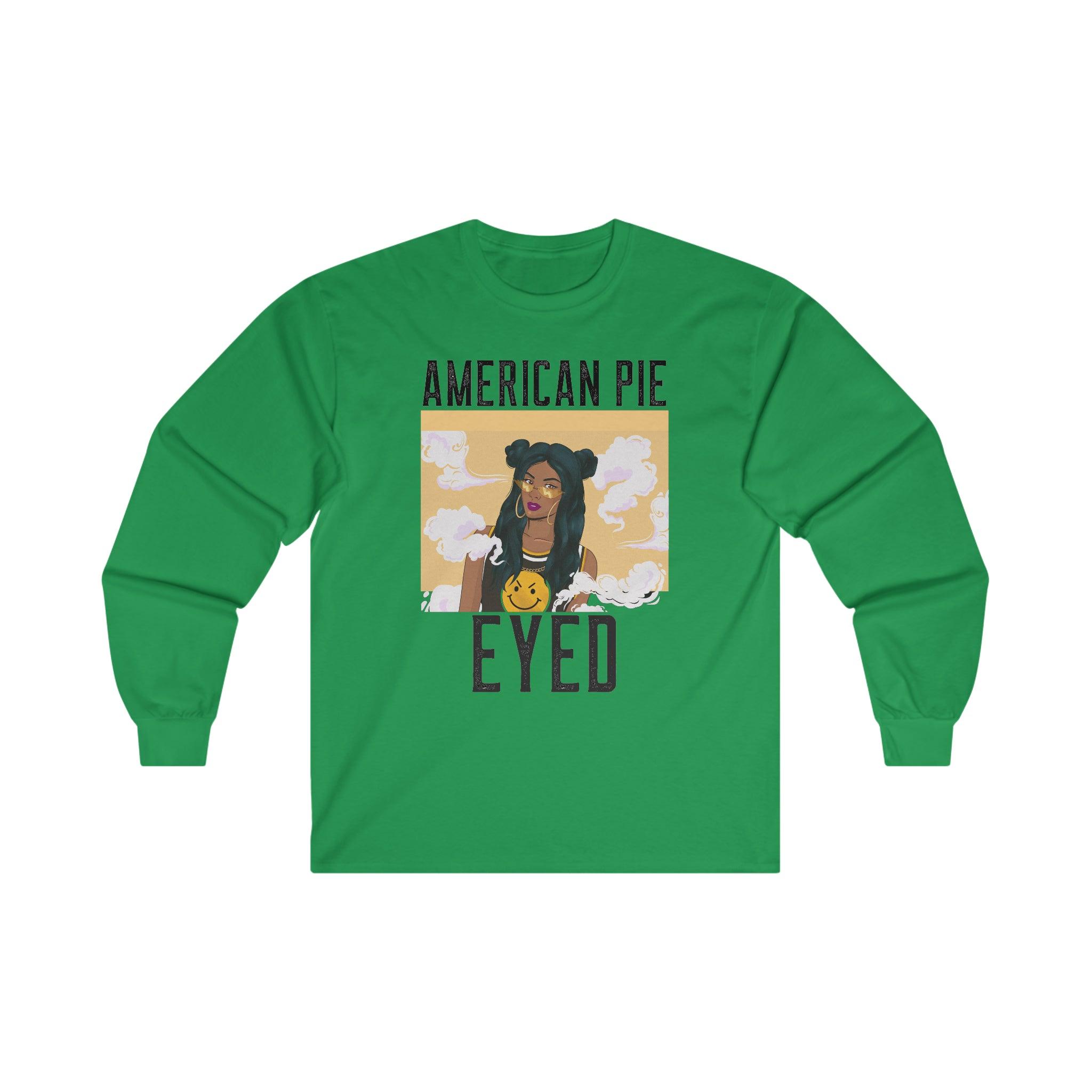 American Pie Eyed - Long-Sleeve Tee - Witty Twisters Fashions