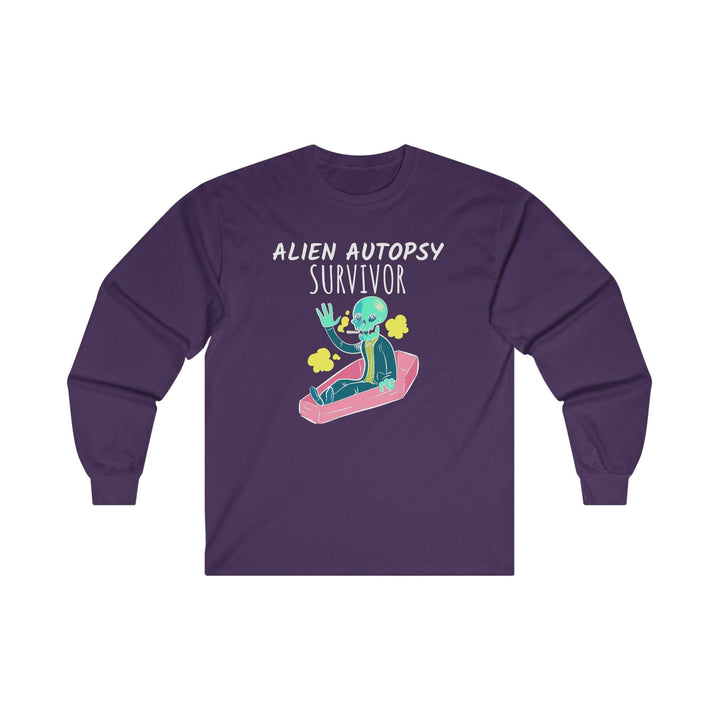 Alien Autopsy Survivor - Long-Sleeve Tee - Witty Twisters T-Shirts