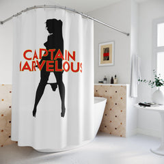 Captain Marvelous - Shower Curtains - Witty Twisters Fashions