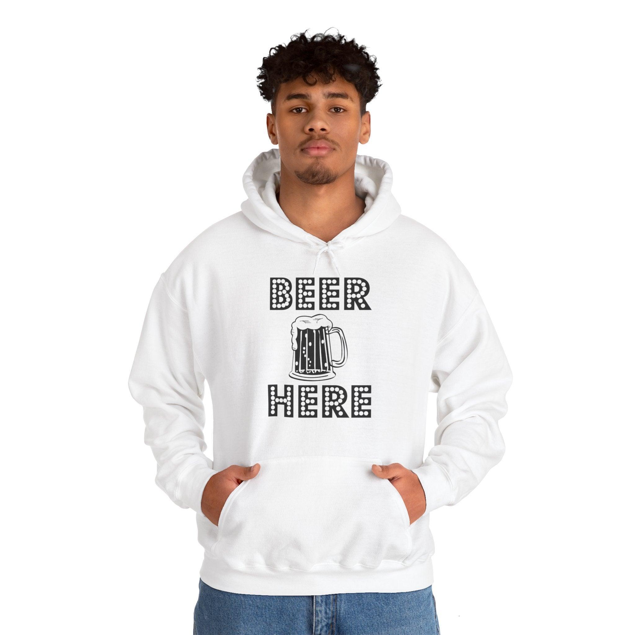 Beer Here - Hoodie - Witty Twisters Fashions