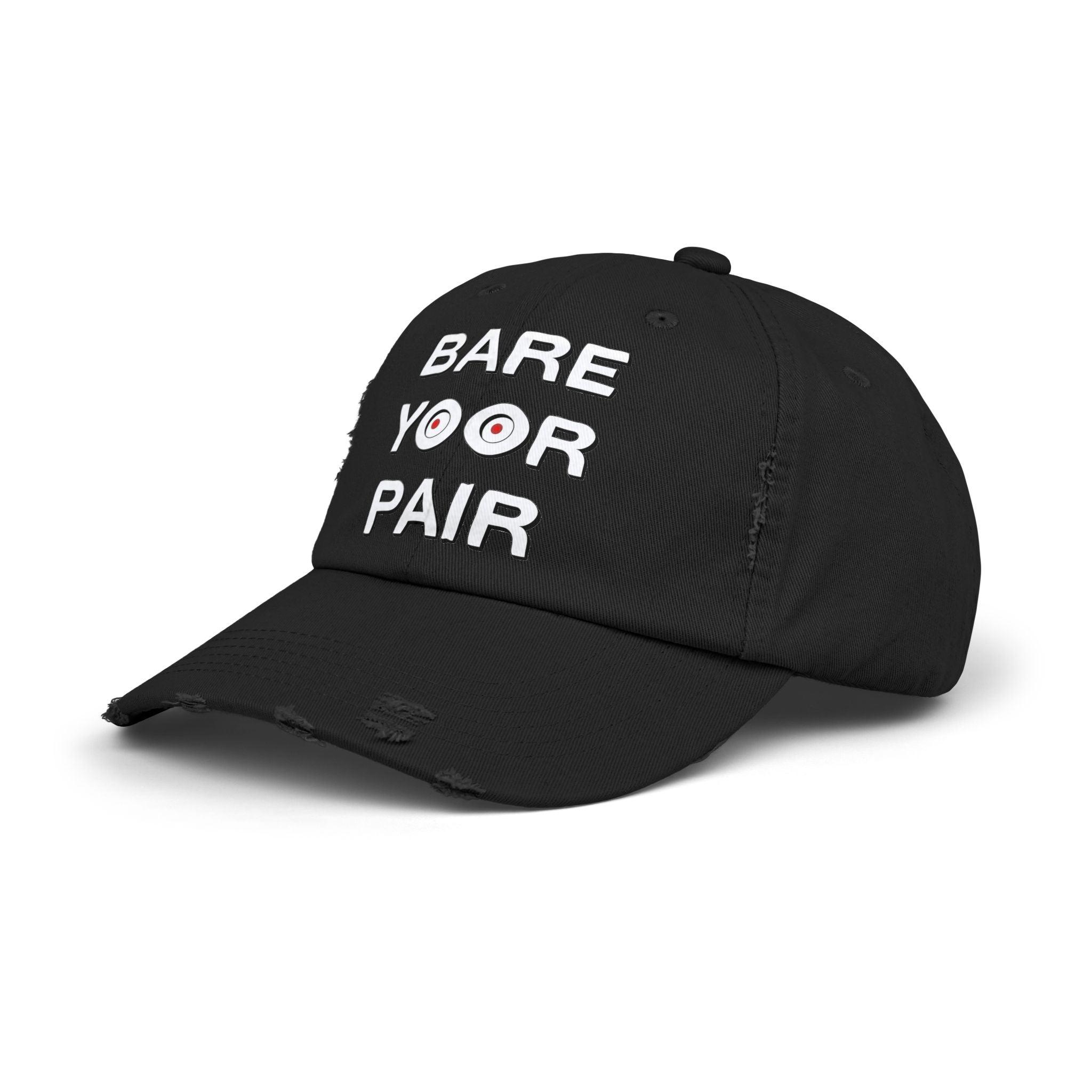 Bare Yoor Pair - Cotton Twill Distressed Baseball Cap