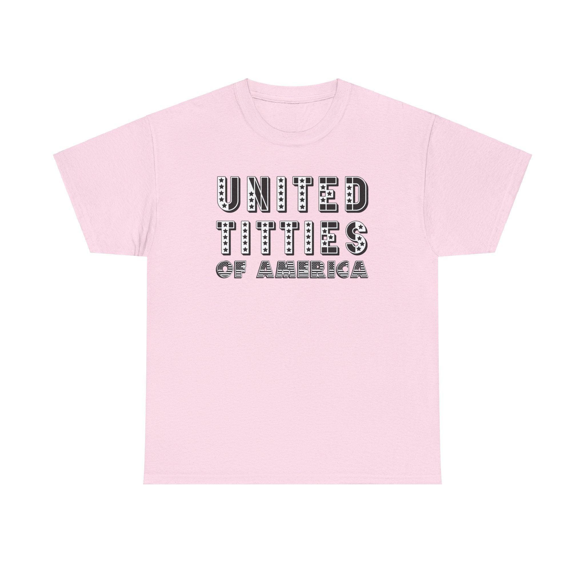 United Titties Of America - T-Shirt - Witty Twisters Fashions