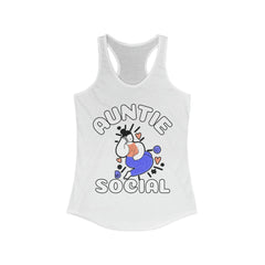 Auntie Social - Women's Tank Top - Witty Twisters Fashions