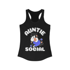 Auntie Social - Women's Tank Top - Witty Twisters Fashions