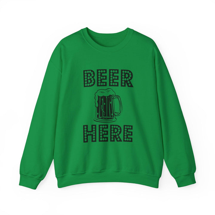 Beer Here - Sweatshirt - Witty Twisters T-Shirts