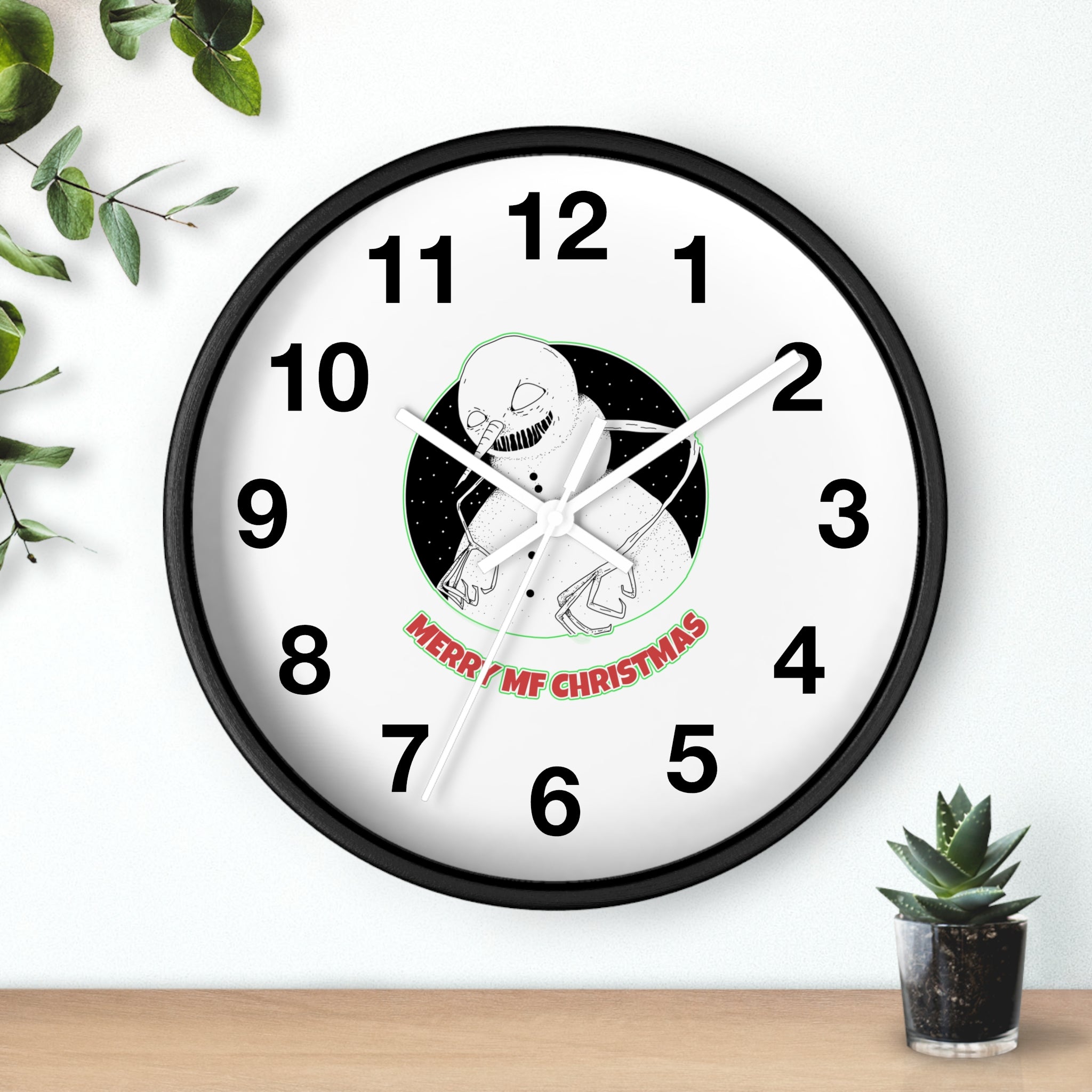 Merry MF Christmas - Wall Clock