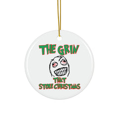 The Grin That Stole Christmas - Ceramic Ornaments