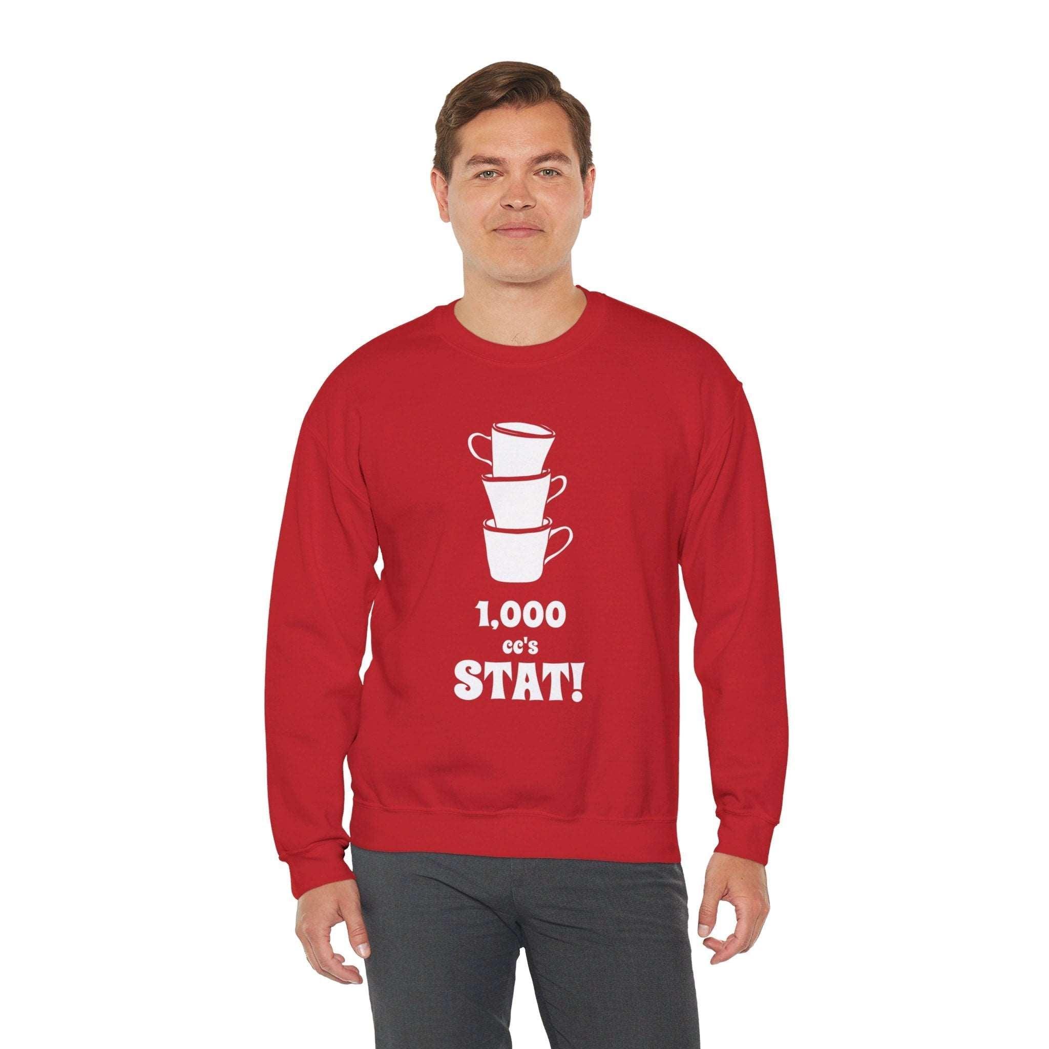 1,000 cc's Stat! - Sweatshirt - Witty Twisters Fashions